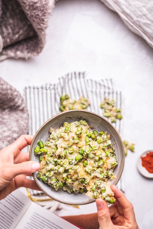 Edamame crisps