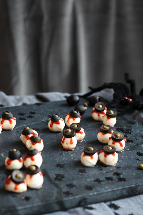 Mozzarella eyeballs